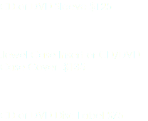 CD or DVD Sleeve $125 Jewel Case Insert or CD/DVD Case Cover $135 CD or DVD Disc Label $75